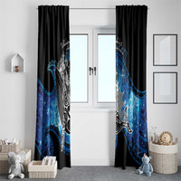 Maori Matariki Te Araroa Paikea Starry Window Curtain Tangaroa Whakatauki LT7 - Polynesian Pride