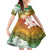 Kanaka Maoli Hawaii Flag Day Family Matching Summer Maxi Dress and Hawaiian Shirt Vibrant Frangipani