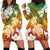 Kanaka Maoli Hawaii Flag Day Hoodie Dress Vibrant Frangipani