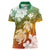 Kanaka Maoli Hawaii Flag Day Women Polo Shirt Vibrant Frangipani