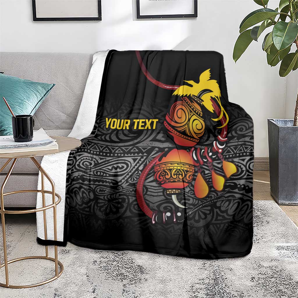 Personalized Papua New Guinea Milne Bay Blanket Bagi Necklace Mix Lime Pot Grunge LT7 - Polynesian Pride