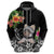 Personalised Polynesian Hoodie With Yorkshire Terrier Floral Style LT7 - Polynesian Pride