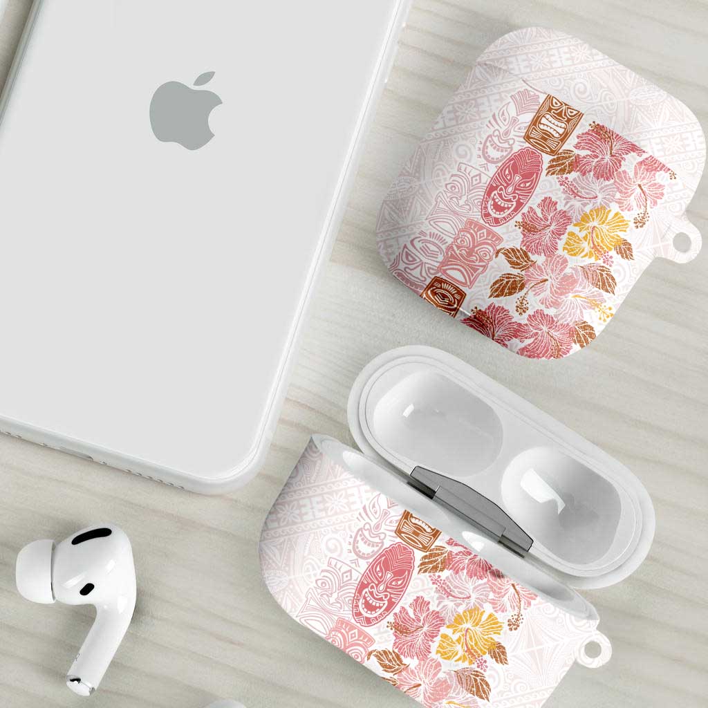 Christmas Aloha Hawaii Tiki AirPods Case Hibiscus Spring Colors LT7 - Polynesian Pride