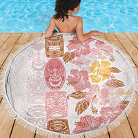 Christmas Aloha Hawaii Tiki Beach Blanket Hibiscus Spring Colors LT7 - Polynesian Pride