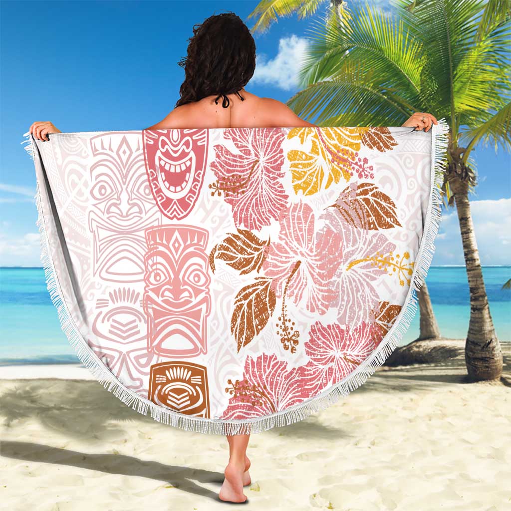 Christmas Aloha Hawaii Tiki Beach Blanket Hibiscus Spring Colors LT7 - Polynesian Pride