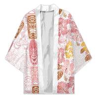 Christmas Aloha Hawaii Tiki Kimono Hibiscus Spring Colors LT7 Unisex Pink - Polynesian Pride
