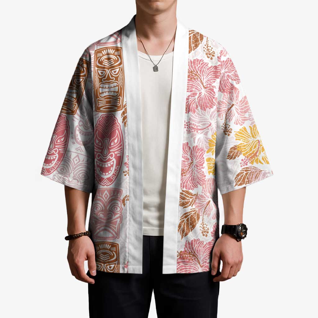 Christmas Aloha Hawaii Tiki Kimono Hibiscus Spring Colors LT7 - Polynesian Pride