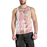 Christmas Aloha Hawaii Tiki Men Tank Top Hibiscus Spring Colors LT7 - Polynesian Pride