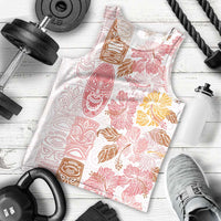 Christmas Aloha Hawaii Tiki Men Tank Top Hibiscus Spring Colors LT7 - Polynesian Pride
