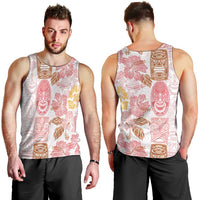 Christmas Aloha Hawaii Tiki Men Tank Top Hibiscus Spring Colors LT7 - Polynesian Pride