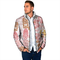 Christmas Aloha Hawaii Tiki Padded Jacket Hibiscus Spring Colors LT7 - Polynesian Pride