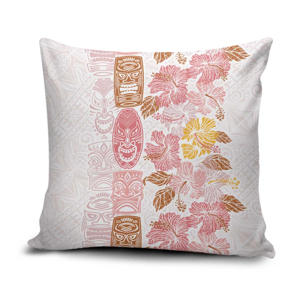 Christmas Aloha Hawaii Tiki Pillow Cover Hibiscus Spring Colors LT7 Pink - Polynesian Pride