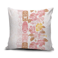 Christmas Aloha Hawaii Tiki Pillow Cover Hibiscus Spring Colors LT7 Pink - Polynesian Pride