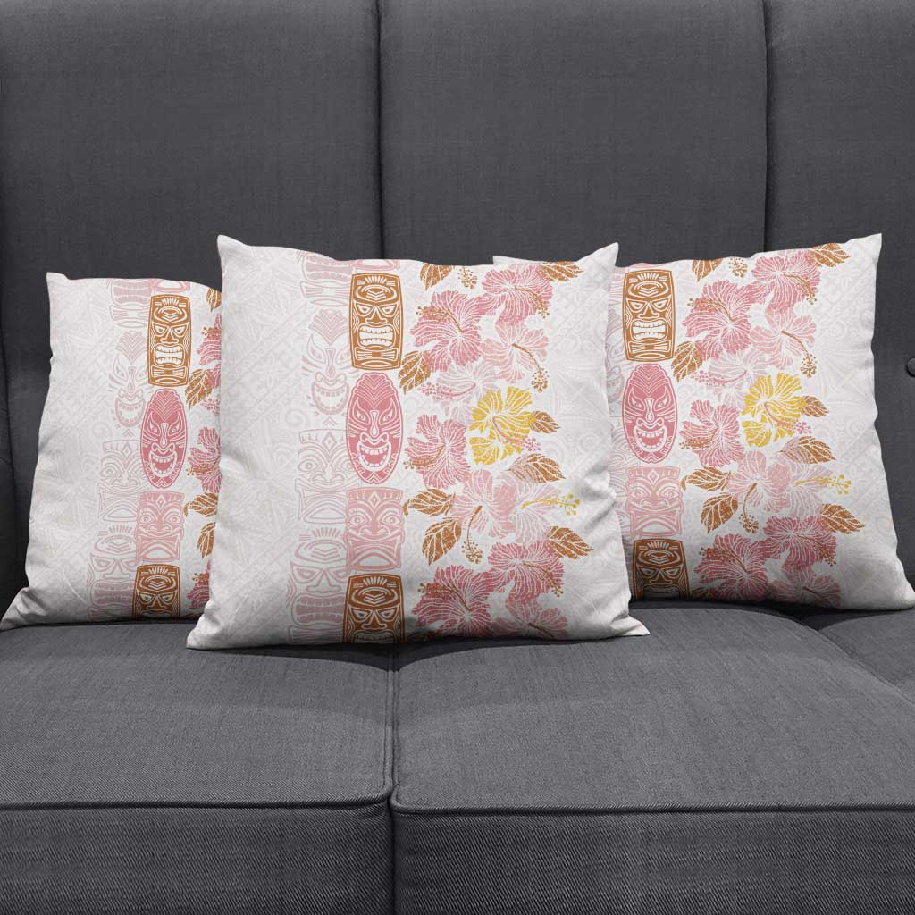 Christmas Aloha Hawaii Tiki Pillow Cover Hibiscus Spring Colors LT7 - Polynesian Pride