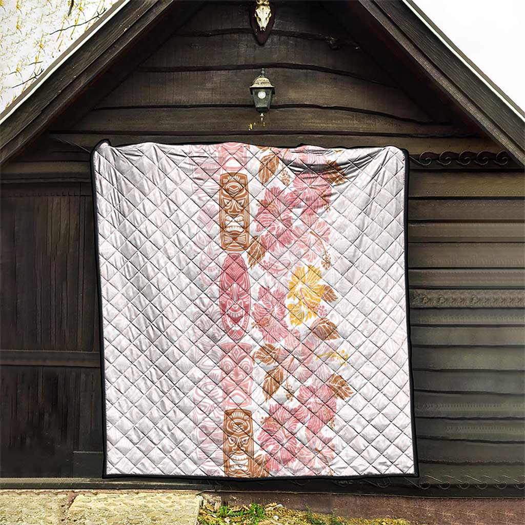 Christmas Aloha Hawaii Tiki Quilt Hibiscus Spring Colors LT7 - Polynesian Pride