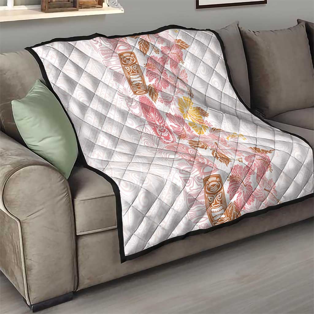 Christmas Aloha Hawaii Tiki Quilt Hibiscus Spring Colors LT7 - Polynesian Pride