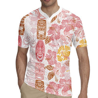 Christmas Aloha Hawaii Tiki Rugby Jersey Hibiscus Spring Colors LT7 - Polynesian Pride