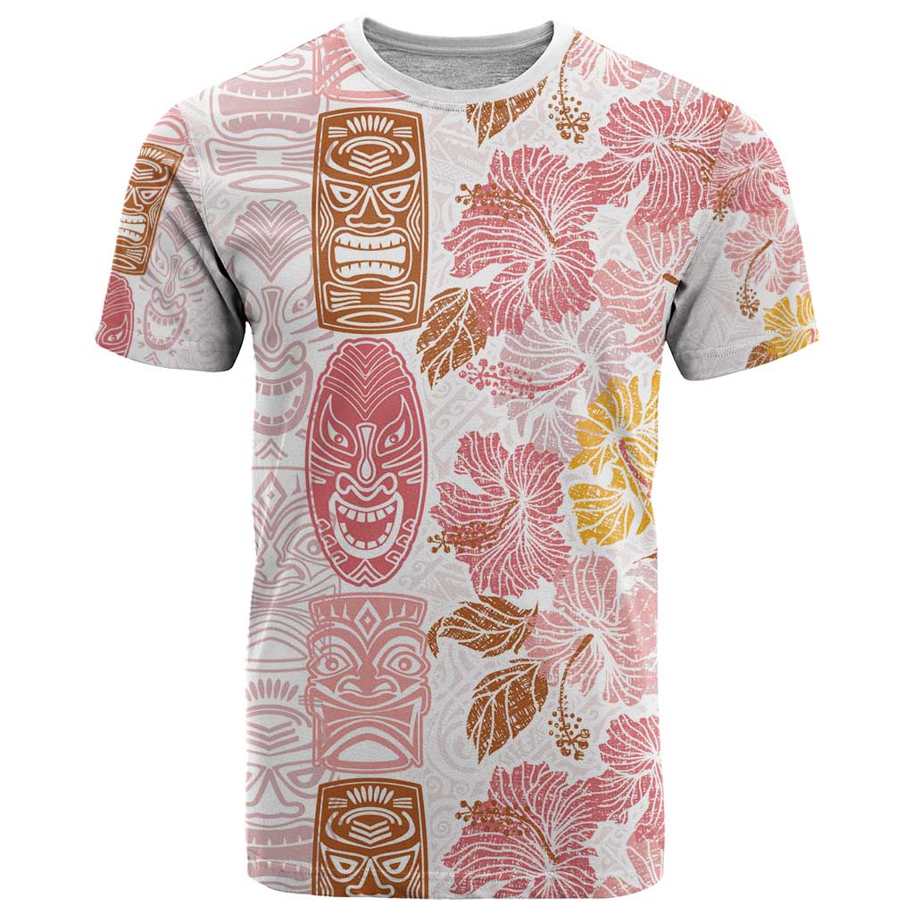 Christmas Aloha Hawaii Tiki T Shirt Hibiscus Spring Colors LT7 Pink - Polynesian Pride