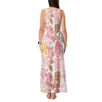 Christmas Aloha Hawaii Tiki Tank Maxi Dress Hibiscus Spring Colors LT7 - Polynesian Pride