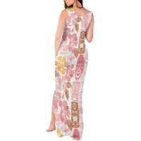 Christmas Aloha Hawaii Tiki Tank Maxi Dress Hibiscus Spring Colors LT7 - Polynesian Pride