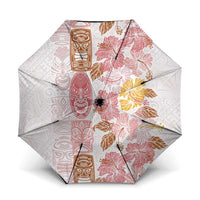 Christmas Aloha Hawaii Tiki Umbrella Hibiscus Spring Colors LT7 One Size Folded 11.42 inch Opened Diameter 37.4 inch Pink - Polynesian Pride