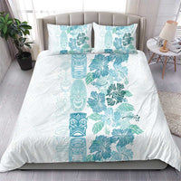Christmas Aloha Hawaii Tiki Bedding Set Hibiscus Summer Colors LT7 - Polynesian Pride