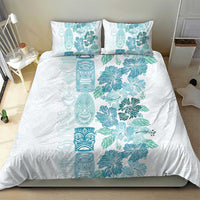 Christmas Aloha Hawaii Tiki Bedding Set Hibiscus Summer Colors LT7 - Polynesian Pride