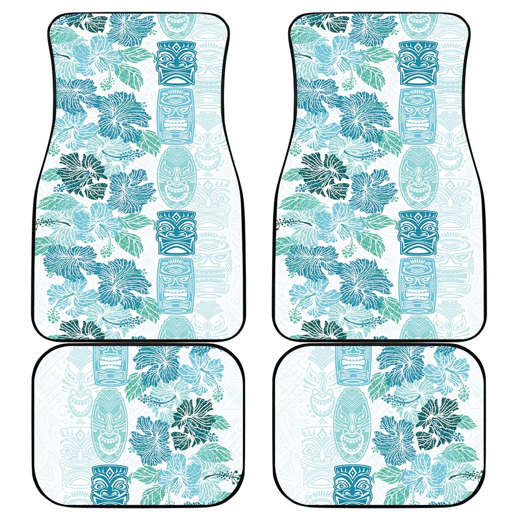 Christmas Aloha Hawaii Tiki Car Mats Hibiscus Summer Colors LT7 - Polynesian Pride