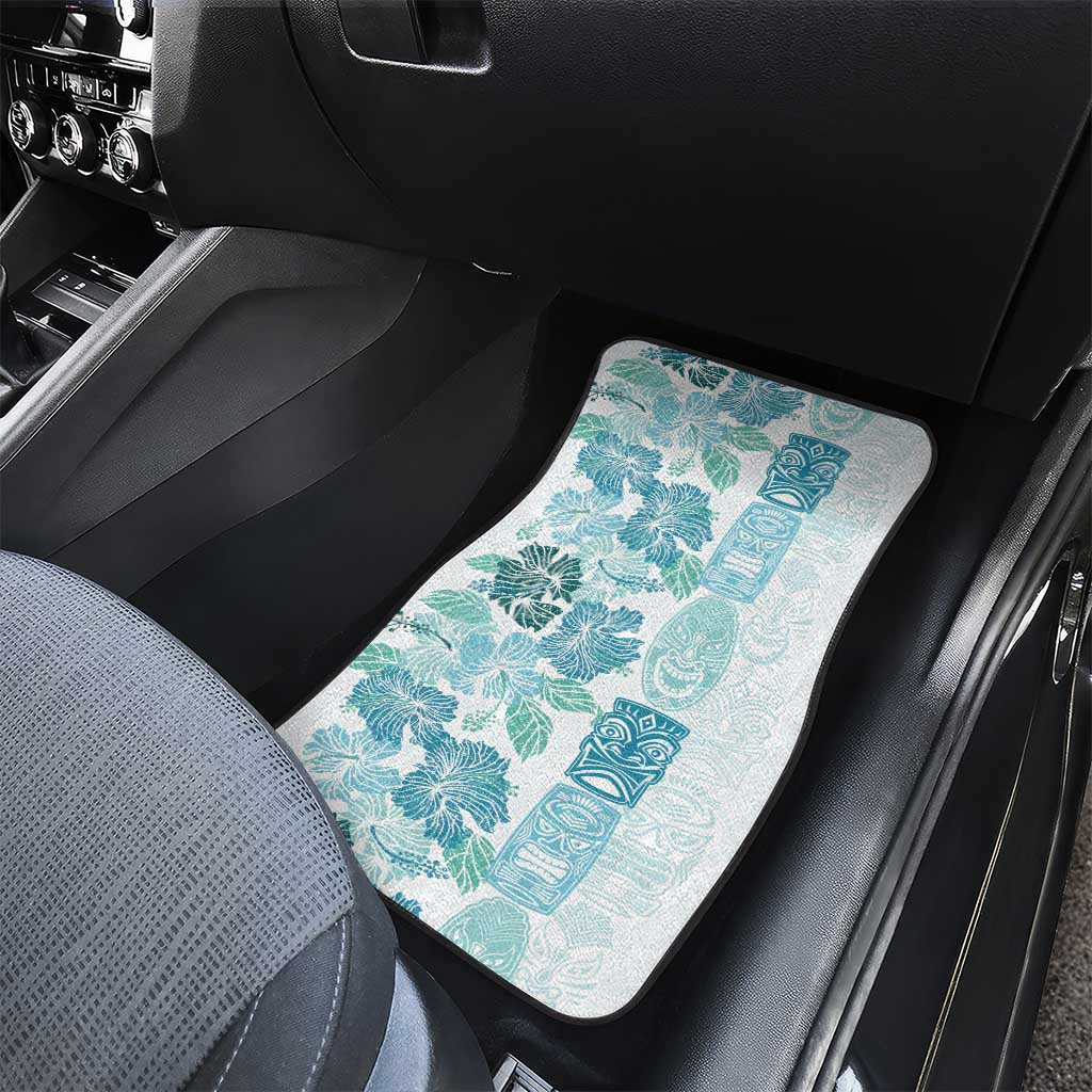 Christmas Aloha Hawaii Tiki Car Mats Hibiscus Summer Colors LT7 - Polynesian Pride