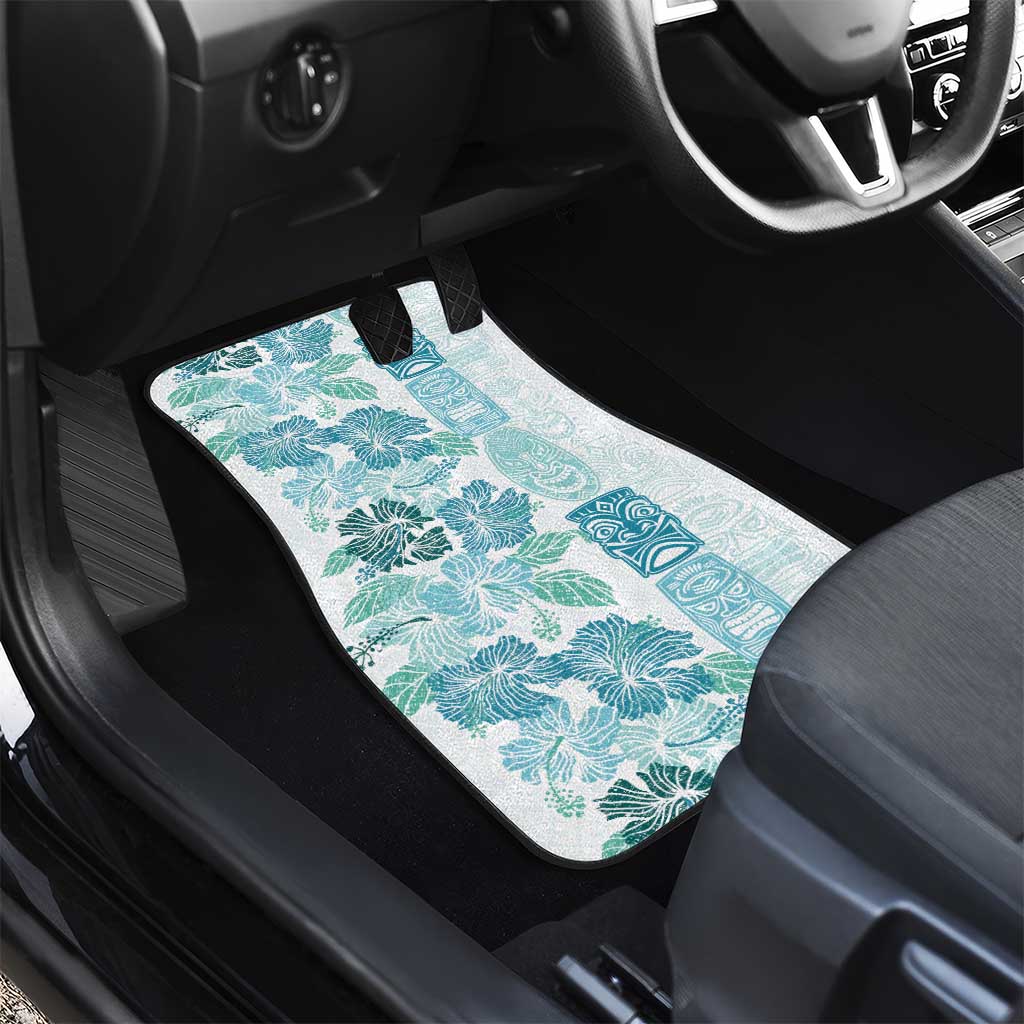 Christmas Aloha Hawaii Tiki Car Mats Hibiscus Summer Colors LT7 - Polynesian Pride