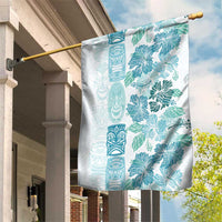 Christmas Aloha Hawaii Tiki Garden Flag Hibiscus Summer Colors LT7 House Flag Turquoise - Polynesian Pride