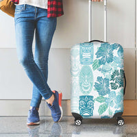Christmas Aloha Hawaii Tiki Luggage Cover Hibiscus Summer Colors LT7 - Polynesian Pride
