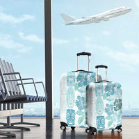 Christmas Aloha Hawaii Tiki Luggage Cover Hibiscus Summer Colors LT7 - Polynesian Pride