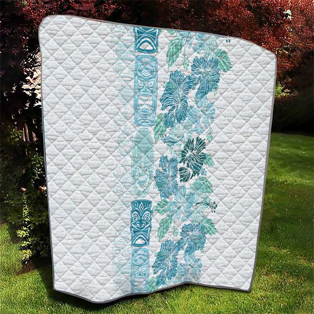 Christmas Aloha Hawaii Tiki Quilt Hibiscus Summer Colors LT7 - Polynesian Pride