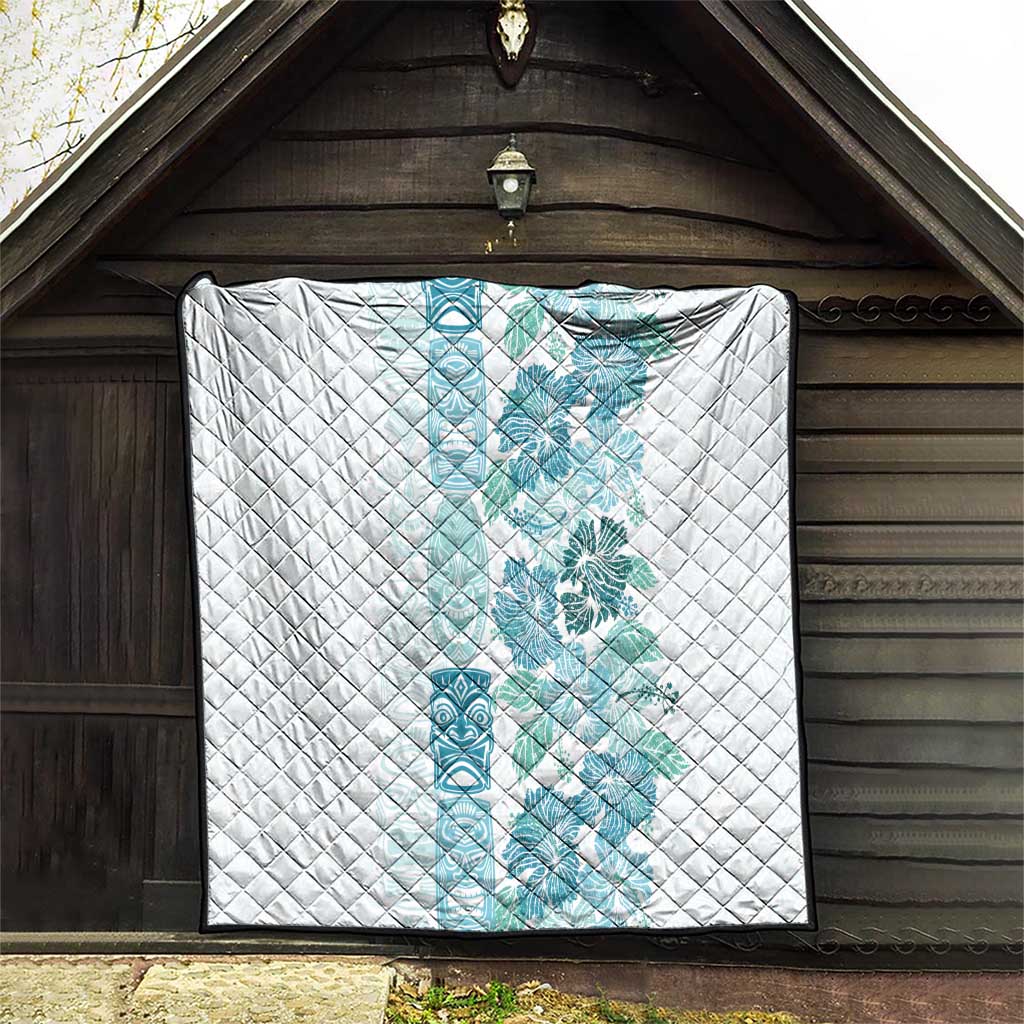 Christmas Aloha Hawaii Tiki Quilt Hibiscus Summer Colors LT7 - Polynesian Pride