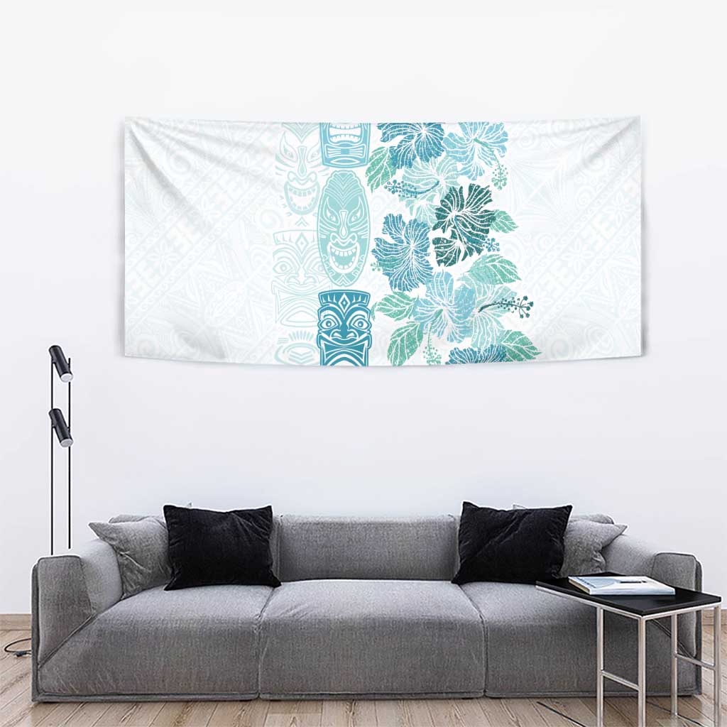 Christmas Aloha Hawaii Tiki Tapestry Hibiscus Summer Colors LT7 - Polynesian Pride