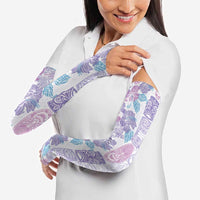 Christmas Aloha Hawaii Tiki Arm Sleeves Hibiscus Winter Colors LT7 - Polynesian Pride