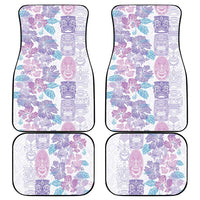 Christmas Aloha Hawaii Tiki Car Mats Hibiscus Winter Colors LT7 - Polynesian Pride