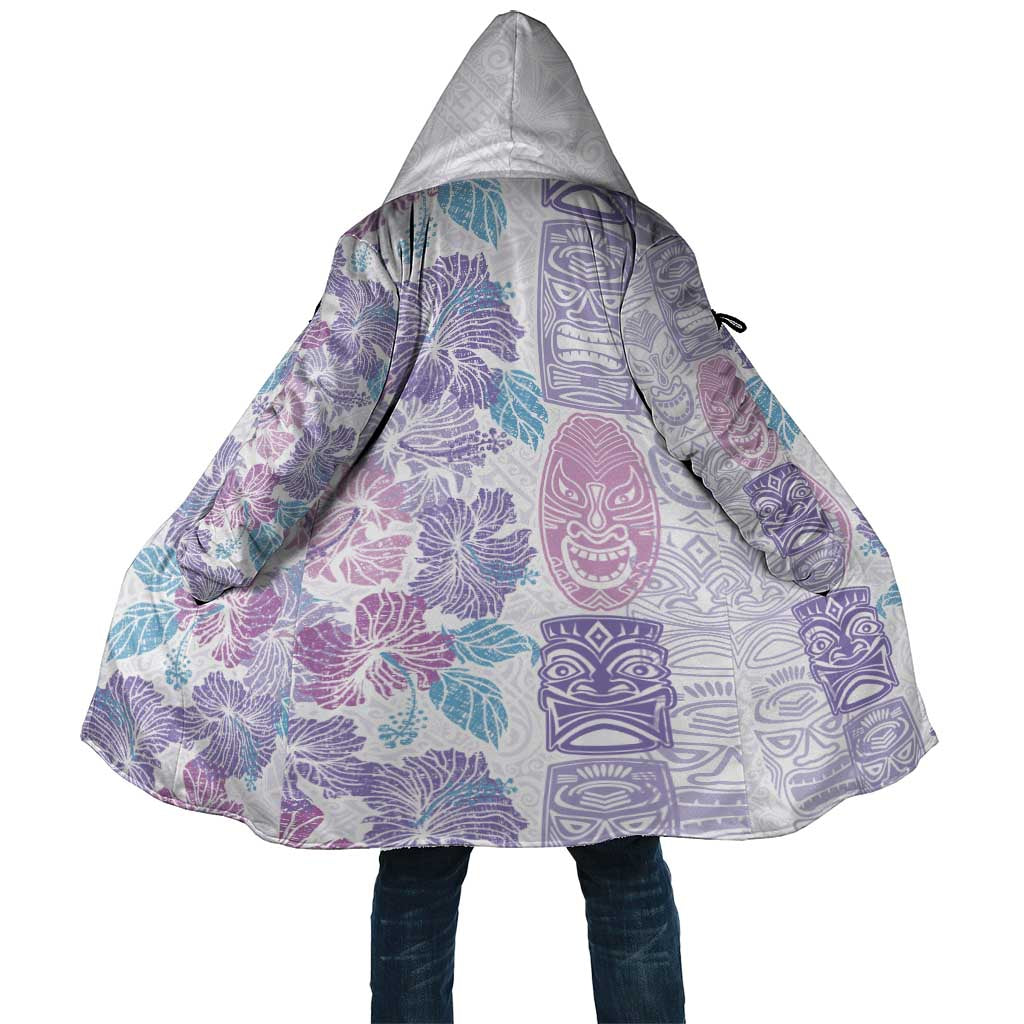 Christmas Aloha Hawaii Tiki Cloak Hibiscus Winter Colors LT7 Unisex Lavender - Polynesian Pride