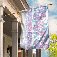 Christmas Aloha Hawaii Tiki Garden Flag Hibiscus Winter Colors LT7 House Flag Lavender - Polynesian Pride