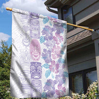 Christmas Aloha Hawaii Tiki Garden Flag Hibiscus Winter Colors LT7 - Polynesian Pride