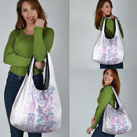 Christmas Aloha Hawaii Tiki Grocery Bag Hibiscus Winter Colors LT7 - Polynesian Pride