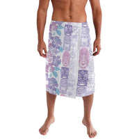 Christmas Aloha Hawaii Tiki Lavalava Hibiscus Winter Colors LT7 Lavender - Polynesian Pride