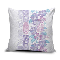 Christmas Aloha Hawaii Tiki Pillow Cover Hibiscus Winter Colors LT7 Lavender - Polynesian Pride