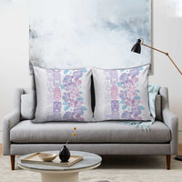 Christmas Aloha Hawaii Tiki Pillow Cover Hibiscus Winter Colors LT7 - Polynesian Pride