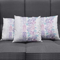 Christmas Aloha Hawaii Tiki Pillow Cover Hibiscus Winter Colors LT7 - Polynesian Pride