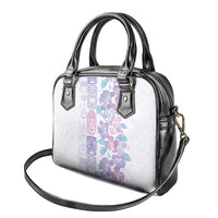 Christmas Aloha Hawaii Tiki Shoulder Handbag Hibiscus Winter Colors LT7 - Polynesian Pride