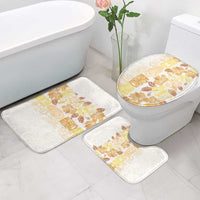 Christmas Aloha Hawaii Tiki Bathroom Set Hibiscus Autumn Colors LT7 - Polynesian Pride