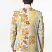 Christmas Aloha Hawaii Tiki Blazer Hibiscus Autumn Colors LT7 - Polynesian Pride