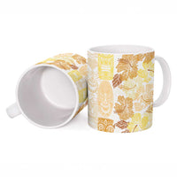 Christmas Aloha Hawaii Tiki Ceramic Mug Hibiscus Autumn Colors LT7 - Polynesian Pride
